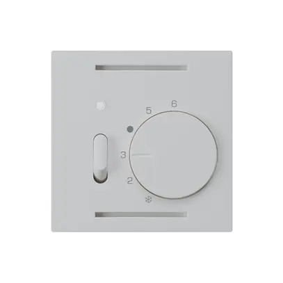Termostato ambiente INC kallysto grigio chiaro con interruttore 