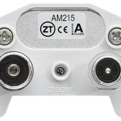 Inserto per presa antenna Hager R/TV montaggio E 14dB 2GHz 