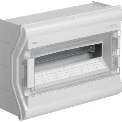 Distributeur AP Hager vector 1-rangée 18UM IP65 418×302×151mm sans entrée 
