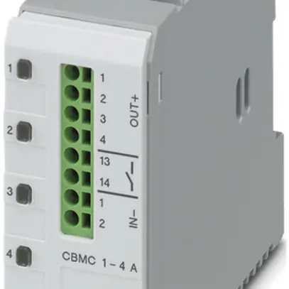 Interruttore di protezione Phoenix Contact CBMC E4 24DC/1…4A NO 