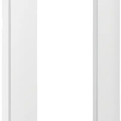 Placca di copertura MOS 5×1modulo verticale bianco 