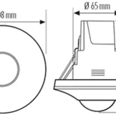 UP-Präsenzmelder ESYLUX PD-C 360bt/8 APC20 PS plus DALI-2 schwarz 