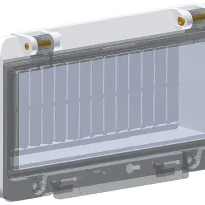 Clapet Bals 4 modules avec grille de protection 