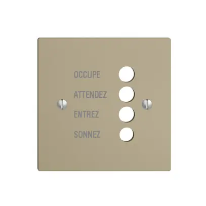 Placca frontale EDIZIOdue sand francese 