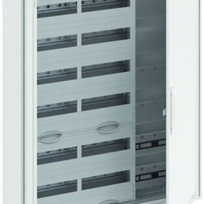 Distributeur AP ABB CA 36VML, 3-part 6 rangées 144UM + media, porte ventilée 