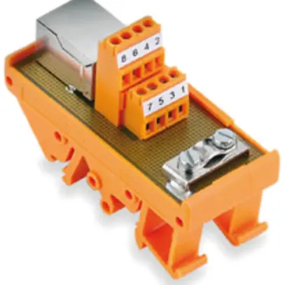 Modulo di trasferimento con morsetto Weidmüller RS RJ45 8L 3.5mm conness.a vite 