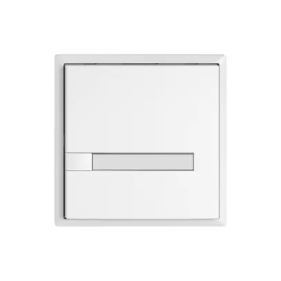 Poussoir KNX RGB EDIZIO.liv SNAPFIX® capteur temp.s.LED étiqu.1× comm.1T bc 