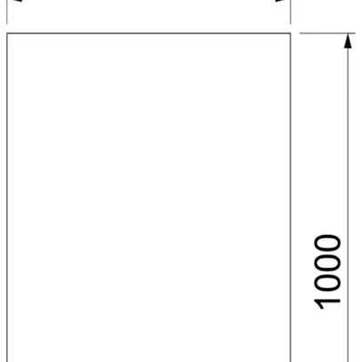 Plaque en fibres minérales BET PSX-P60 quadrangulaire 1000×600×60mm EI90 