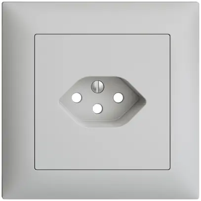 Kit frontale INC EDIZIOdue grigio chiaro 88×88mm 1×T13 
