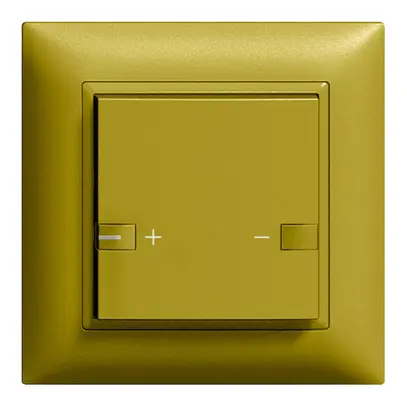 Poussoir ENC ZEP variateur univ. 1c/1t avec LED EDIZIOdue olive 