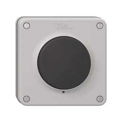Interrupteur à poussoir NUP NEVO, S3/1L, illuminable, S3/1L, gris clair 