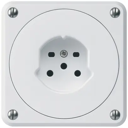 Prise ENC robusto type 15 blanc sans clapet pour combinaison 