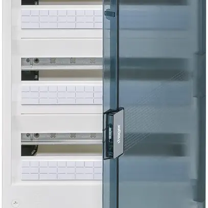 Distributore AP Hager vega 3-file 18UM porta trasparente IP40 400×625×146mm 