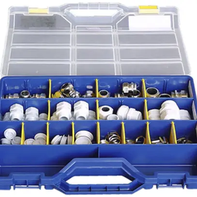 Coffret d'assortiment presse-étoupes AGRO et accessoires M16…M32 