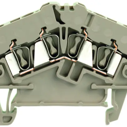 Morsetto di passaggio WM ZDU 2.5-2/4AN connessione a molla 2.5mm² TS35 beige 