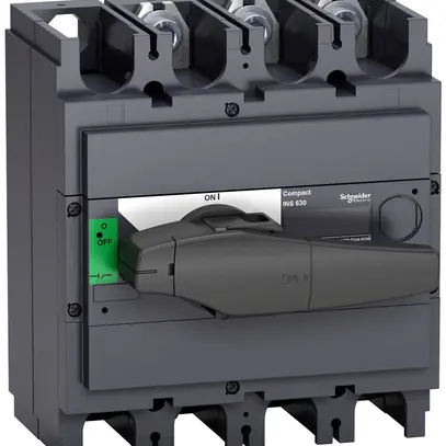 Interuttore di carico Schneider Electric INS 3L 500A con maniglia rotativa nero 