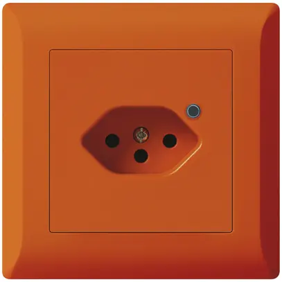 Presa INC Hager kallysto.line 1×T13 illuminato C arancione 
