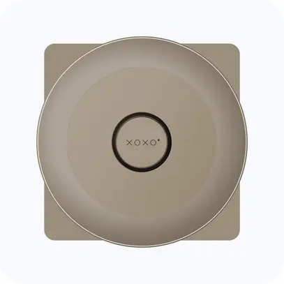 Lampe de table à accu X2 by xoxo, 3W, 3000K, champagne 
