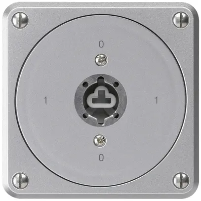 Interrupteur à clé ENC robusto sans clapet sans cylindre 0/3P aluminium p.combi 