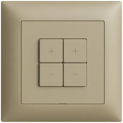 Stazione secondaria INC 2K/4T per dimmer Edue Wiser sand 