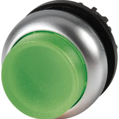 Pulsante luminoso ETN RMQ alto verde, permanente, anel.cro 
