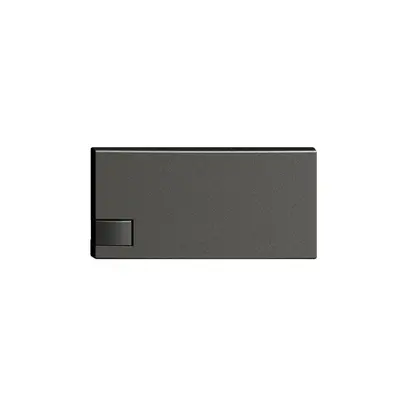 Tasto 1/2 KNX/elettronic.s.LED EDIZIOdue comando semplice nero 