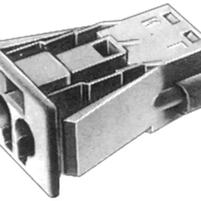 Buchsenteil Wieland ST17 2L schwarz 