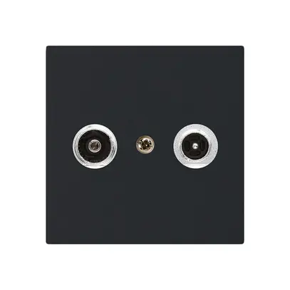 Antennendose kallysto R/TV Bauart A 11dB 2GHz schwarz 