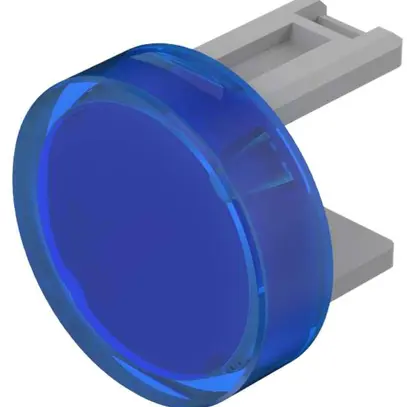 Cofano pressione EAO31 Ø15.2mm traslucido, blu 