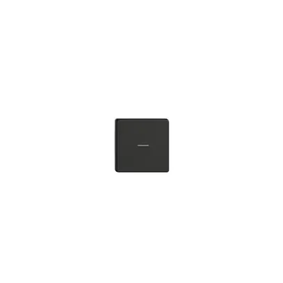 Poussoir 1/4 ENC Edue Wiser symbole - (moins) noir 