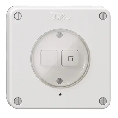 Nebenstelle 1K/2T zu Druckschalter Szene NEVO Wiser N.CO weiss 