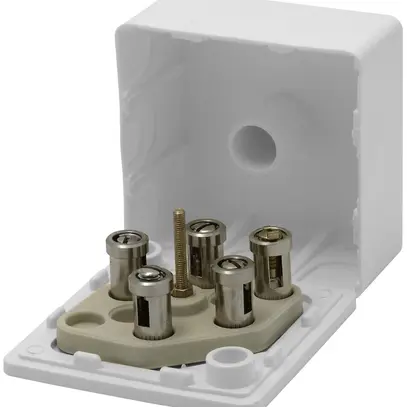 Boîte de dérivation AP th 5×2.5mm² blanc 