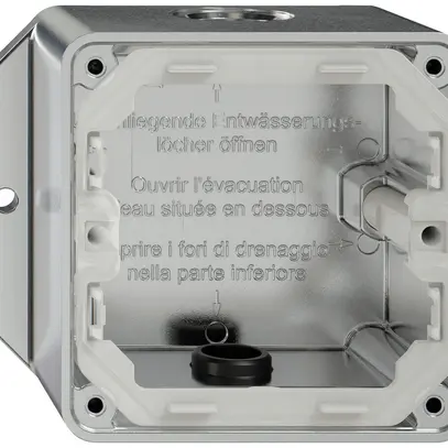 Intestazione AP ELEMENT SNAPFIX® 1×1 111×93mm alluminio opaco 1 entrata 