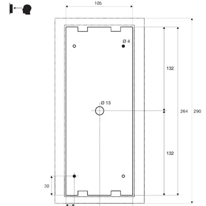 Applique SLV QUADRULO SENSOR WL 15W IP44 290×140×160mm anthracite 