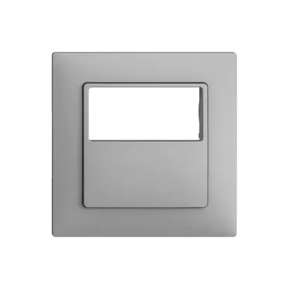 Set frontale EDIZIOdue F p.rilevatore di movimento pirios 180 R eco plus, silver 