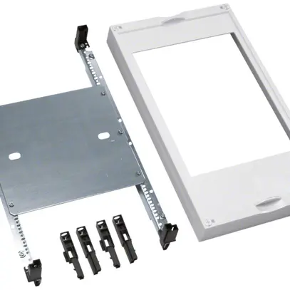 Kit Hager univers N 450×250mm pour 1 sectionneur DIN2 sur plaque de montage 
