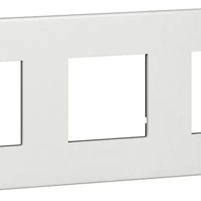 Cadre de recouvrement ATO 3×1 module vert./horiz. blanc 