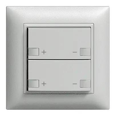 UP-Dimmer ZEP 2K/2T Zentral-Nebenstelle EDIZIOdue silver 