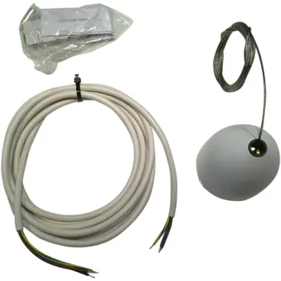 Suspension à cordes en acier Concord, pour rail conducteur 1-phase, 3m, blanc 