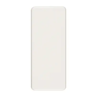 Abdeckplatte 3×1 Blind weiss 