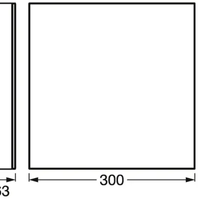 LED-Decken-/Wandleuchte LEDVANCE SMART WIFI 21W 850lm 830…865 300×300mm weiss 