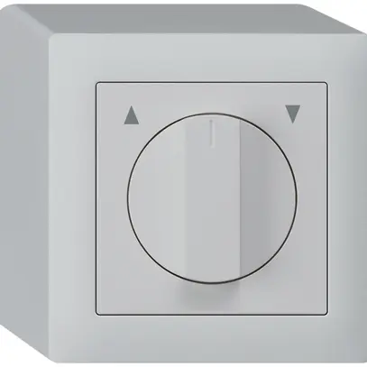 Interruttore/tasto rotativo AP per tapparella kallysto grigio chiaro 