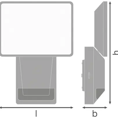 Applique LED LDV ENDURA PRO FLOOD SENSOR, 15W 840 IP55 bianco 