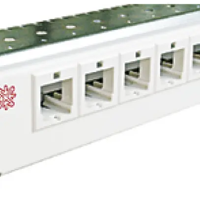 Panneau de distribution 19" ITT RJ45 1UH 16 prises 