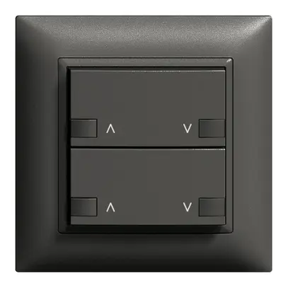 Kit frontal ENC moteur 2c/2touch ZEP 88×88mm noir 