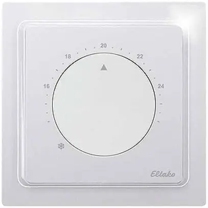 AP-Temperaturregler Eltako FTR65B-wg RF, mit Batterie, weiss glänzend 
