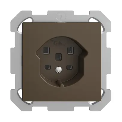 Prise ENC EDIZIOdue T25 16A coffee, avec bornes enf. 