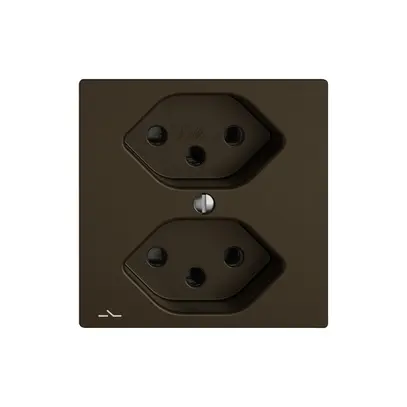 Presa EDIZIO.liv SNAPFIX® 2×T13 1×S ma 