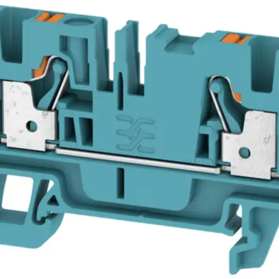 Borne de passage Weidmüller A2C PUSH IN 4mm² TS35 bleu 
