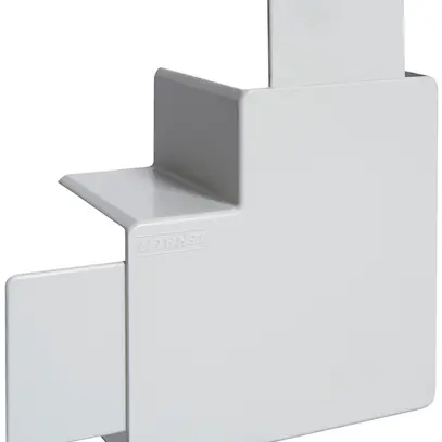 Flachwinkel tehalit zu LF Kanal 60×60mm hellgrau 